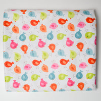 Colorful Baby Chicks Polyurethane Laminate Waterproof Fabric - 56" x 56"