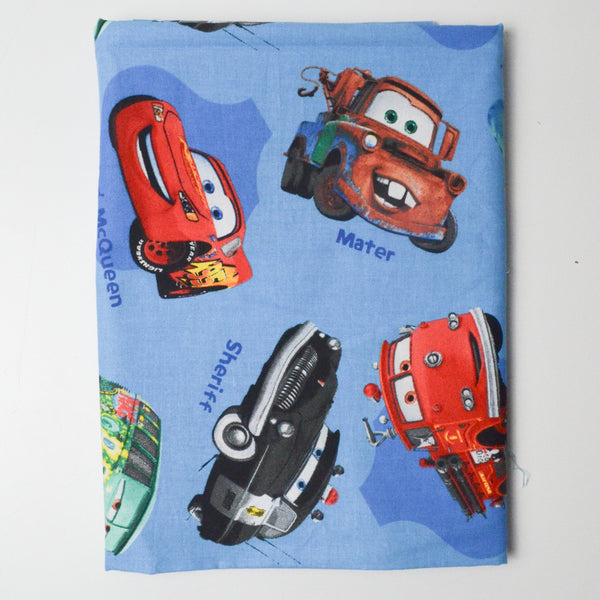 Cars Quilting Weight Woven Fabric - 46" x 52"