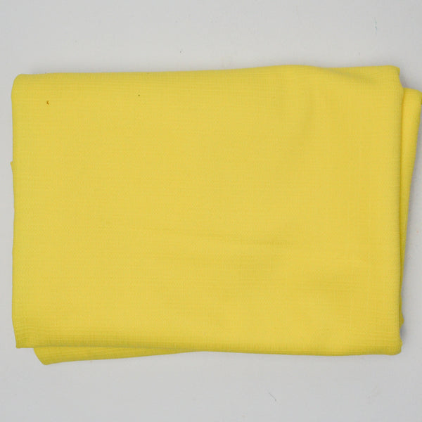 Yellow Textured Knit Fabric - 56" x 58"