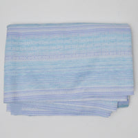 Blue + Purple Striped Rib Knit Fabric - 46" x 64"