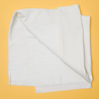 White Polyester Knit Fabric - 45" x 49"