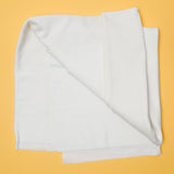 White Polyester Knit Fabric - 45" x 49"