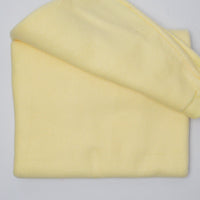 Light Yellow Fleece Fabric - 34" x 36"