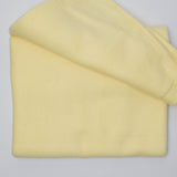 Light Yellow Fleece Fabric - 34" x 36"