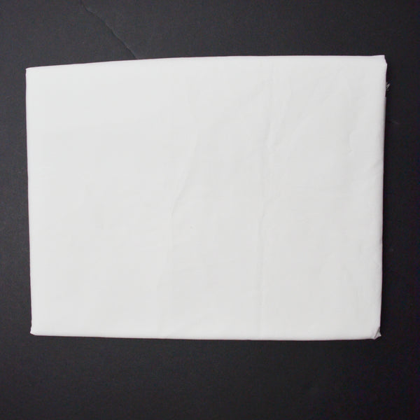 White Woven Cotton Fabric - 45" x 72"