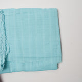 Light Blue Semi-Sheer Loose-Woven Fabric - 56" x 140"