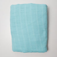 Light Blue Semi-Sheer Loose-Woven Fabric - 56" x 140"