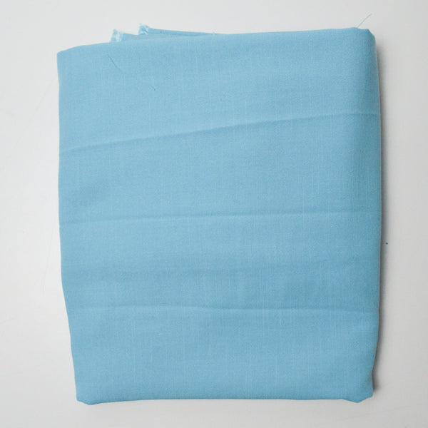 Light Blue Midweight Drapey Woven Fabric - 58" x 100"