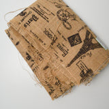 Paris Print Burlap Fabric - 50" x 54"