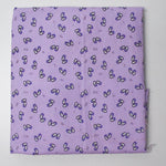 Purple Ballet Shoes Quilting Weight Fabric - 43" x 47"