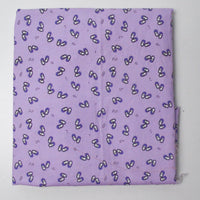 Purple Ballet Shoes Quilting Weight Fabric - 43" x 47"