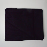 Black Medium-Weight Woolly Woven Fabric - 50" x 58"