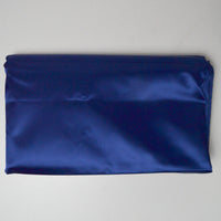 Blue Stiff Satin Woven Fabric with Backing - 44" x 100"