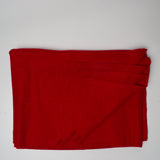 Bright Red Woolly Woven Fabric - 44" x 60"