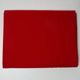 Red Medium-Weight Synthetic Woven Fabric - 54" x 62"