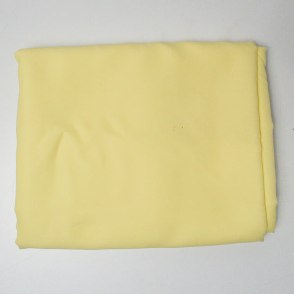 Light Yellow Synthetic Drapey Woven Fabric - 44" x 140"