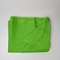 Green Woven Cotton Shirting Fabric - 44" x 92"