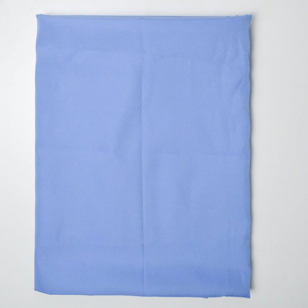 Blue Polyester Twill Woven Fabric - 45" x 60"