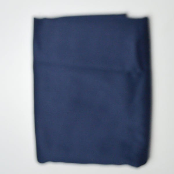 Dark Blue Twill Woven Fabric - 46" x 60"