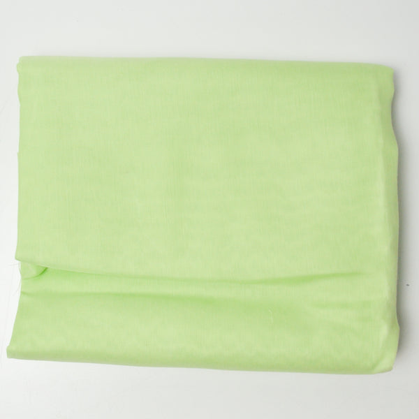 Light Green Sheer Woven Organza Fabric - 48" x 136"