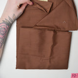 Brown Shirt-Weight Woven Fabric - 44" x 92"