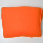 Orange Fleece Fabric with Paint Stain - 56" x 58"