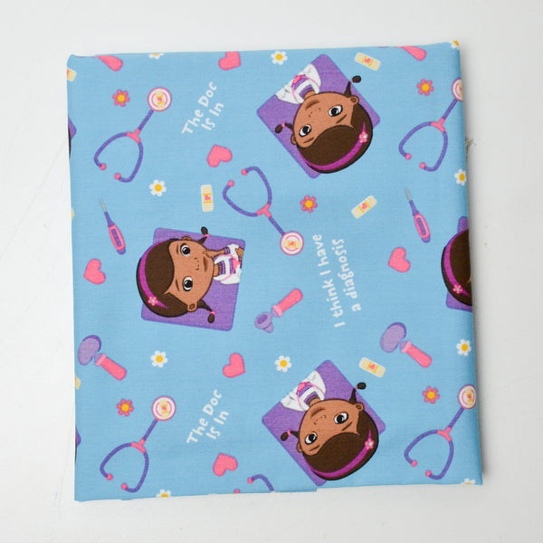 Doc McStuffins Quilting Weight Fabric - 44" x 46"