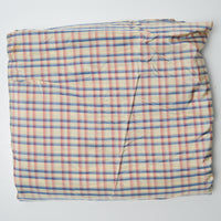 Pink + Blue Plaid Nylon Fabric - 42" x 64"