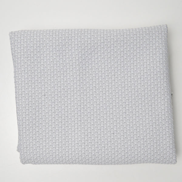 Gray + White Thick Knit Fabric - 28" x 37"