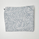 Gray Island Print Knit Fabric - 28" x 60"