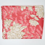 Pink + White Floral Stain-Resistant Coated Fabric - 47" x 49"