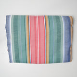 Colorful Striped Pastel Woven Drapery Fabric - 40" x 10 Yards