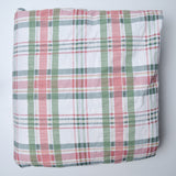 Red + Green Plaid Thick Woven Fabric - 54" x 208"