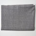 Gray Plaid Loro Piana Super 100's Tasmanian Wool Suiting Fabric - 60" x 64"