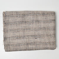 Brown Striped Textured Woven Fabric - 38" x 60"