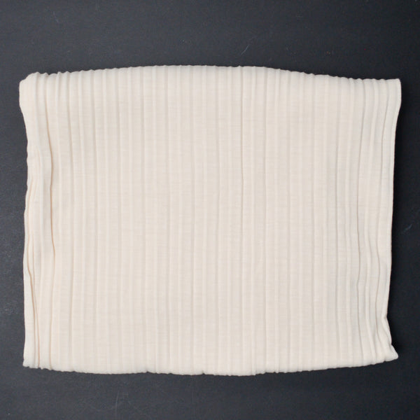 Cream Knit Fabric Tube - 35" x 44"