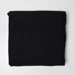 Black Stretch Double Knit Fabric - 56" x 58"