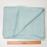 Light Teal Twill Woven Fabric - 62" x 156"