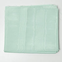 Mint Moire Ribbed Woven Fabric - 50" x 54"