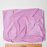 Light Purple Faux Suede Stretch Knit Fabric - 62" x 72"