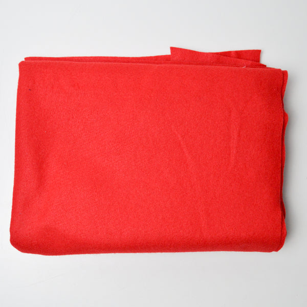 Red Fleece Fabric - 22" x 76"