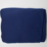 Navy Blue Fleece Backed Knit Fabric - 68" x 90"