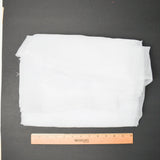 White Sheer Organza Woven Fabric - 49" x 184"