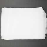 White Sheer Organza Woven Fabric - 49" x 184"