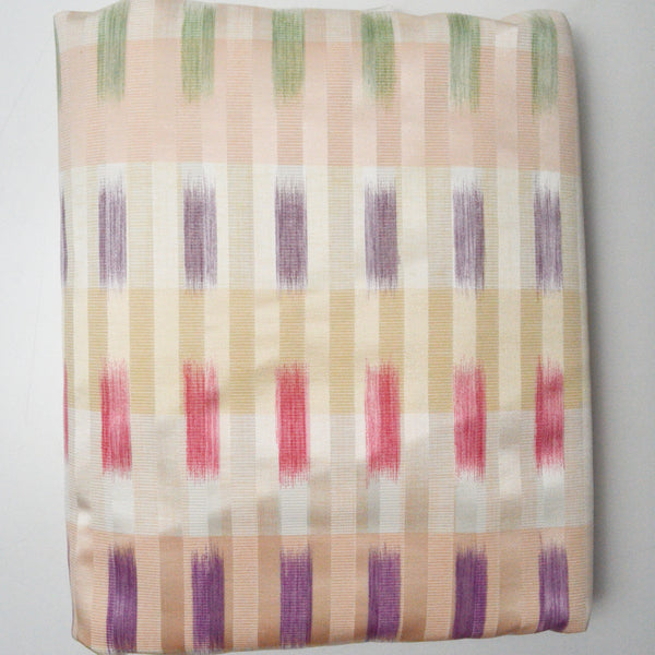 Colorful Stripes + Sateen Stripes Woven Drapery Fabric - 56" x 7 Yards