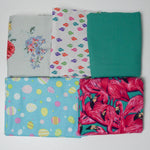 Patterned Quilting Weight Woven Fabric Bundle