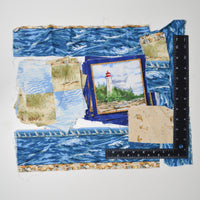 Lighthouse Fabric Panels + Nautical Quilt Piece Bundle