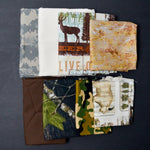 Woodsy + Camouflage Patterned Woven Fabric Bundle