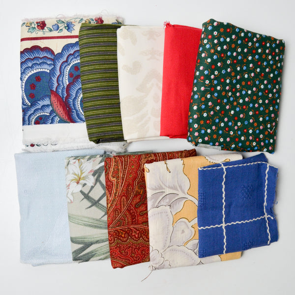 Patterned Canvas + Upholstery Fabric Bundle