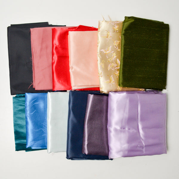 Satin Woven Fabric Bundle